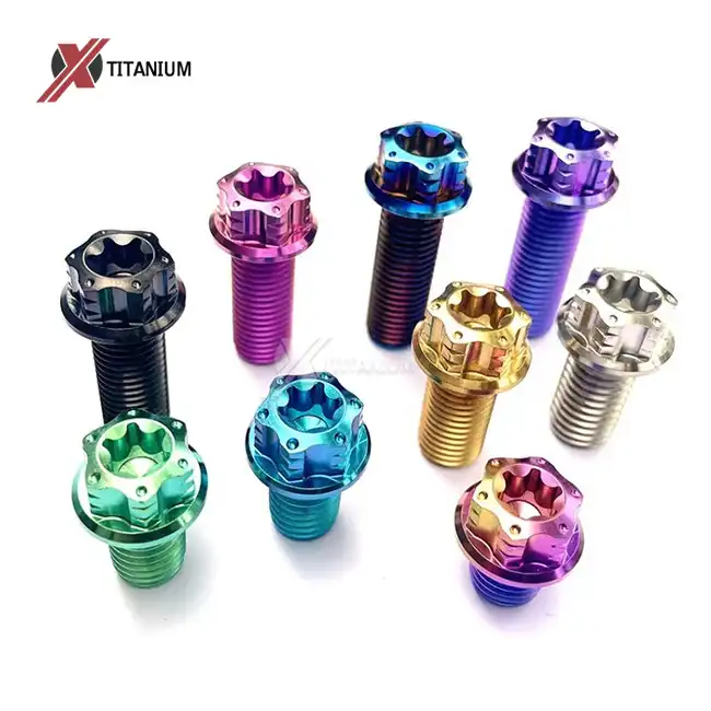 anodized titanium bolts